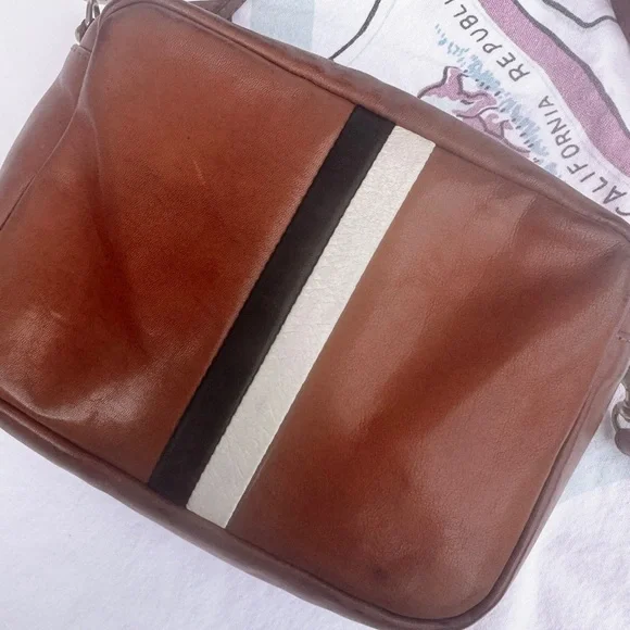 Clare V. MIDI SAC natural with stripes + strap - Picture 8 of 11